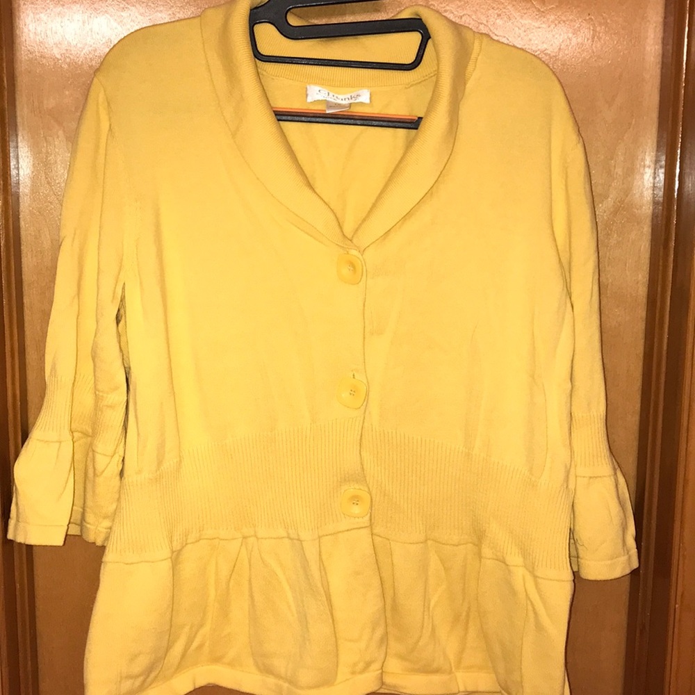 Yellow Cardigan